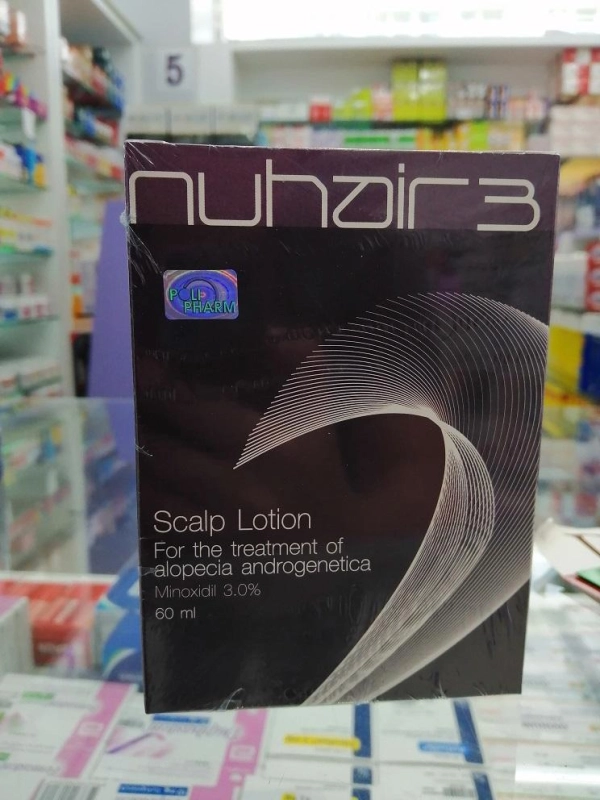 ภาพหน้าปกสินค้าScalp Lotion โลชั่น NUHAIR 3 นูแฮร์ 3 ขนาด 60ML x1 กล่อง โลชั่นช่วยเรื่องผมบาง เพิ่มความหนาของเส้นผม เห็นผลภายใน 2 สัปดาห์ จากร้าน ruamyatookshop บน Lazada