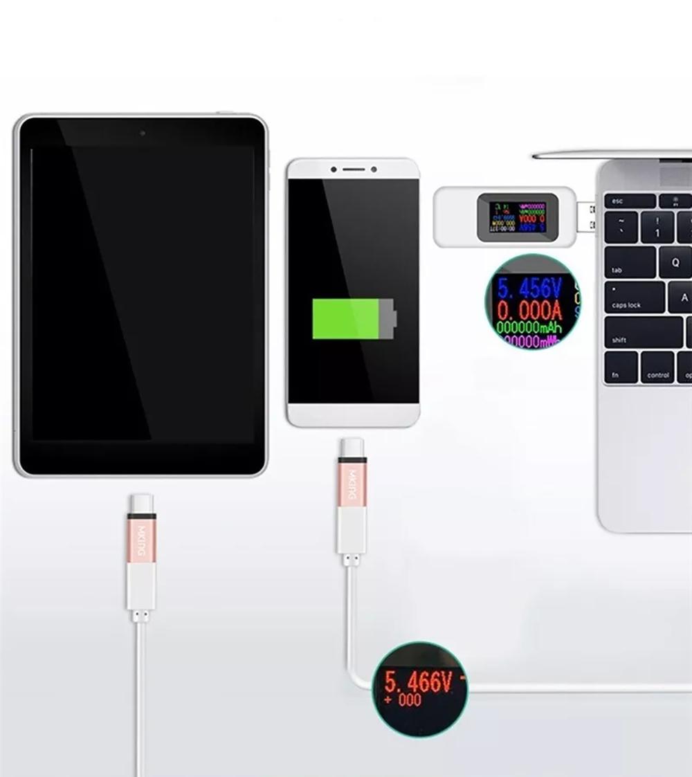 KWS-MX18 10 in1 Digital LCD Display USB Tester Voltage Current Tester Power Meter Timing Ammeter USB Charger Tester Detector Voltmeter