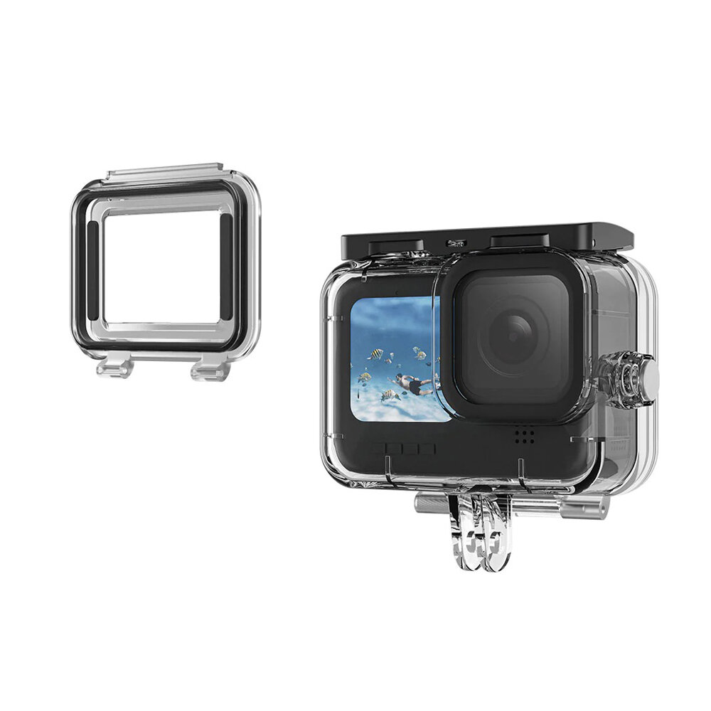 Housse Silicone Pour GoPro Hero 11/10/9 – Anti‑choc, Anti‑rayures, Avec Corde Anti‑perte