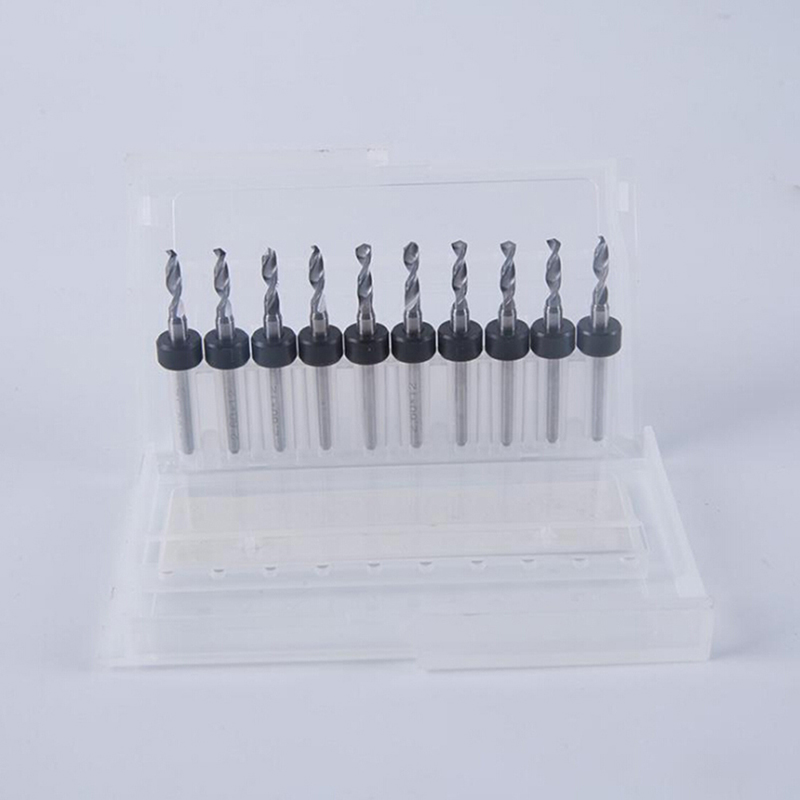 10pieces 0.1-1.2mm PCB Tungsten Carbide Drill Bits For CNC Print Circuit Board E - Foto 8