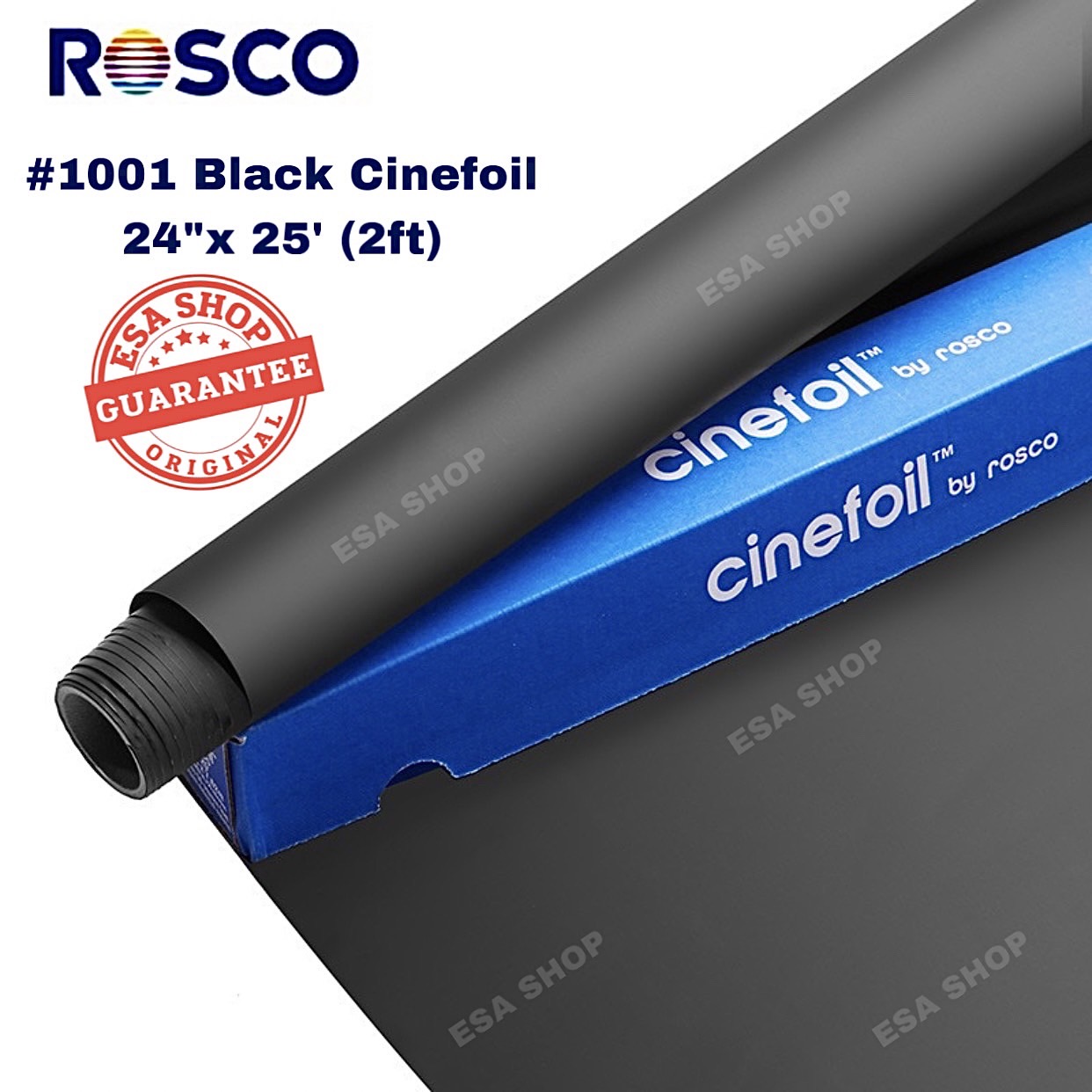 Using Cinefoil Rosco 1001 Black Cinefoil 1 ROLL - ESA Thai Shop - ThaiPick