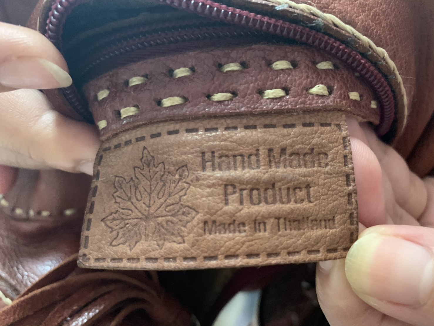 กระเป๋าหนังแกะ Hand Made Product Made In Thailand