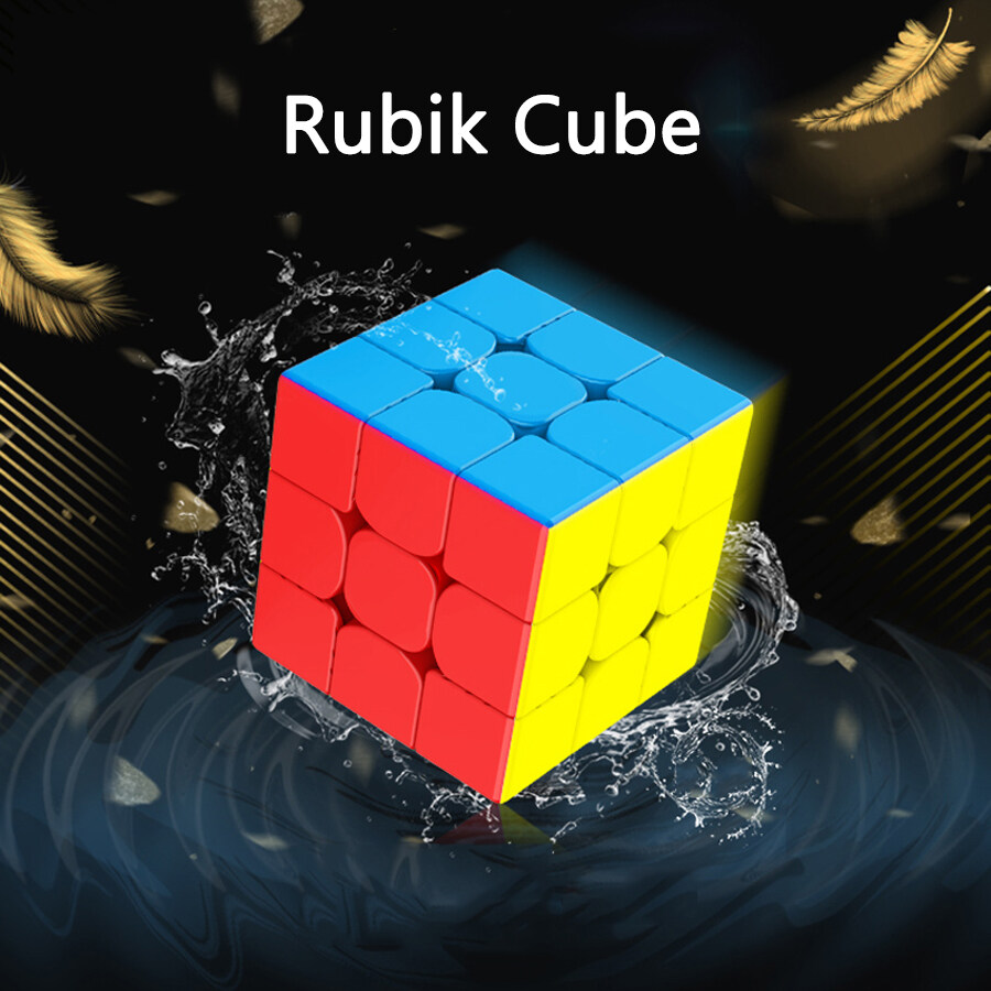 รูบิค Rubik 3x3 แม่เหล็ก แกนแม่เหล็ก สีไม่ลอก หมุนลื่น ของแท้ รูบิก ลูกบิด ขนาด 3X3 เกมรูบิคของเล่นฝึกสมอง เกมรูบิคแบบเร็ว Rubik Cube EVES&DAMS