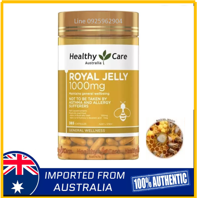 แบ่งขาย 30 เม็ด ] Healthy Care Royal Jelly 1000 mg 30