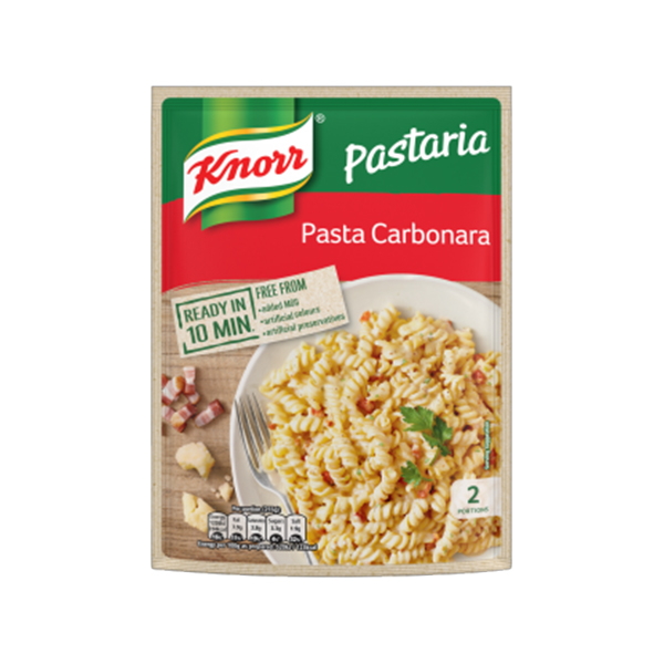 Knorr Pastaria Pasta Carbonara 155g คนอร์พาสต้าพร้อมทาน รสคาร์โบนาร่า ขนาด 155 กรัม (5556)