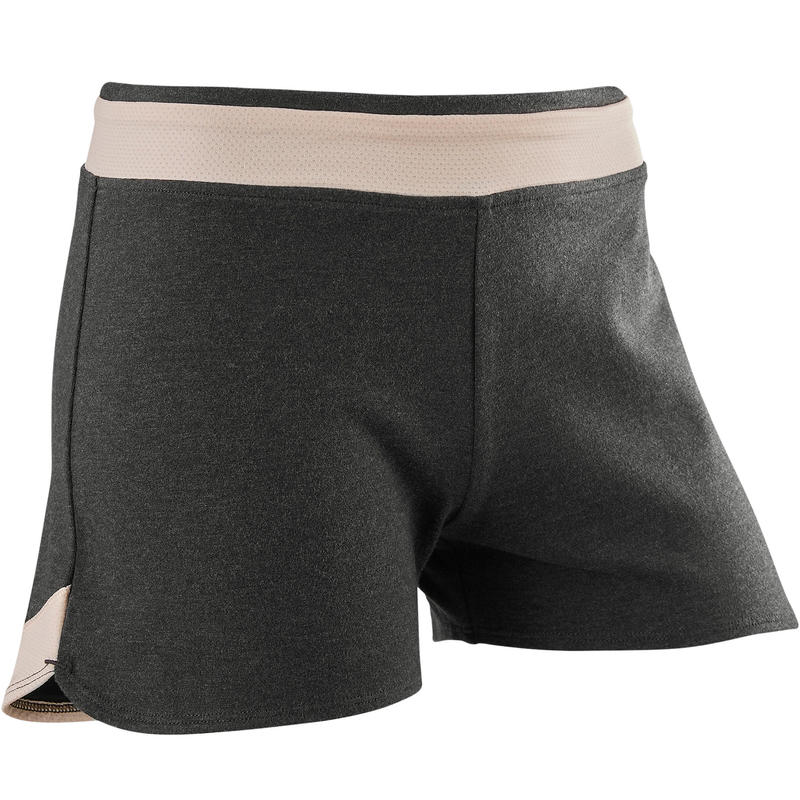 Girls' Breathable Cotton Gym Shorts -