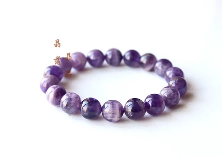 purple crystal bracelet