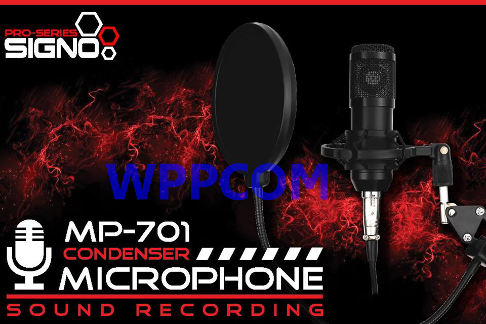 SIGNO Condenser Microphone Sound Recording รุ่น MP-701 / MP-704 (ไมค์โครโฟน)