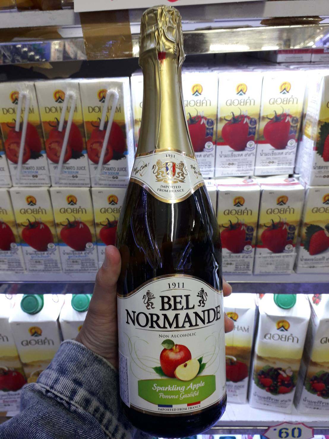 Bel Normande Sparkling Apple Juice 100% เบล นอร์มังดี น้ำแอปเปิ้ล 100% อัดก๊าซ 750 มล.