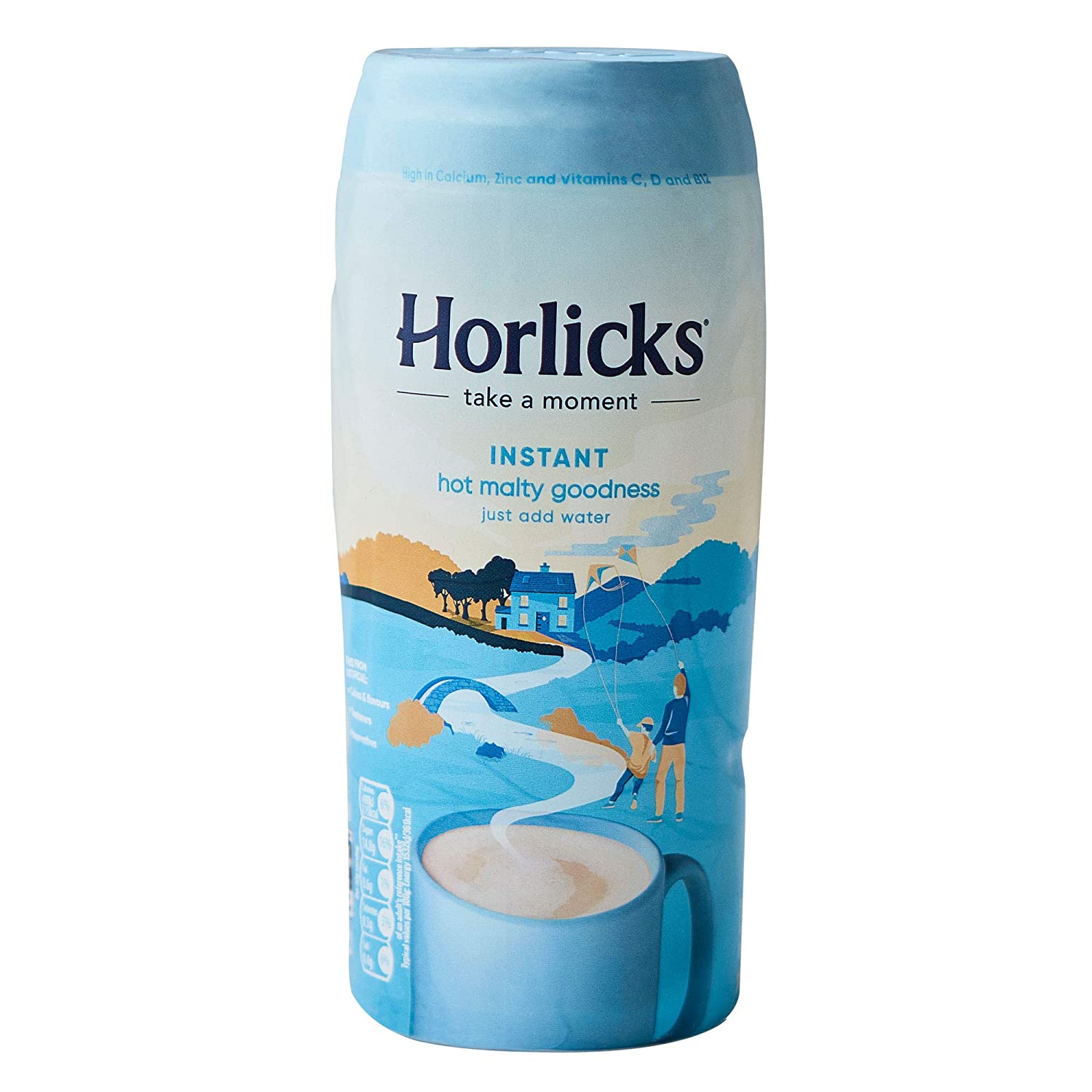 Horlicks Instant Hot Malty Drink Powder (UK Imported) 500g. ฮอร์ลิค ฮอต มอลตี้ เครื่องดื่มมอลต์ชนิดผง
