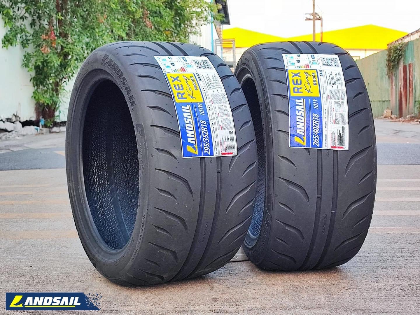 ยางรถยนต์ใหม่ ขอบ18 ยี่ห้อ LANDSAIL รุ่น REX King RK008 255/50