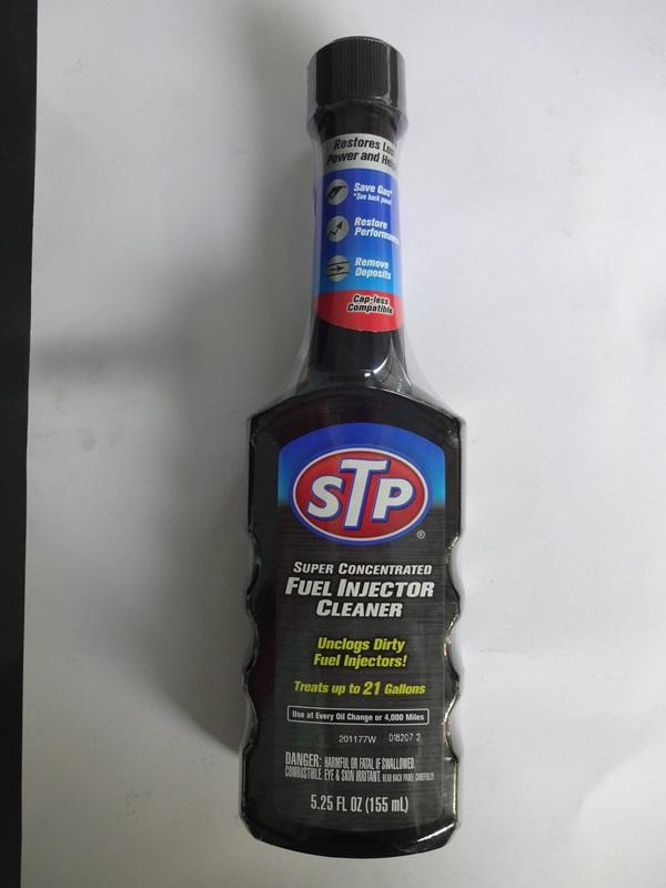 น้ำยาล้างทำความสะอาดหัวฉีดเบนซินสูตรเข้มข้น STP ( STP Super Concentrated Fuel Injector Cleaner 78575) ขนาด 155 ml  STP 78575