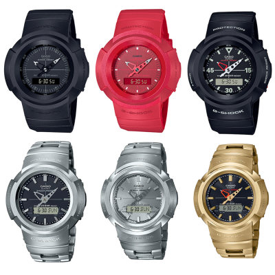 Casio G-SHOCK นาฬิกาข้อมือผู้ชาย สายเรซิ่น รุ่น AW-500,AWM-500D (AW-500BB-1E,AW-500BB-4E,AW-500E-1E,AWM-500D-1A,AWM-500D-1A8,AWM-500GD-9A)
