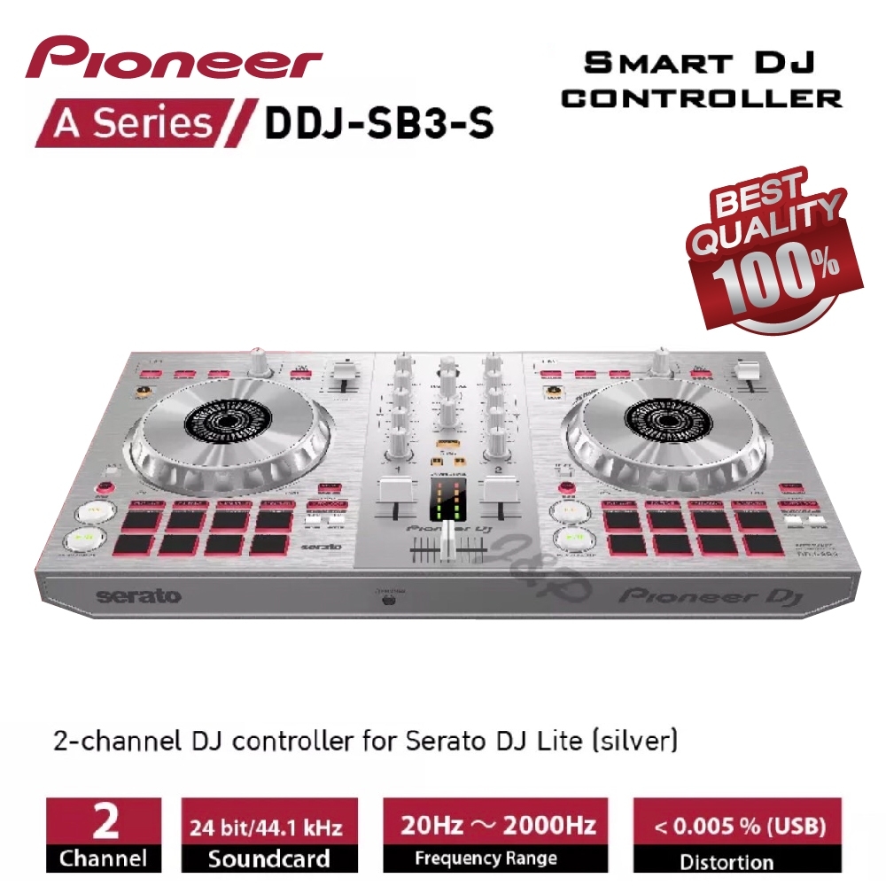 Pioneer DDJ-SB3 2-channel DJ Controller For Serato DJ Lite เครื่องเล่น ...