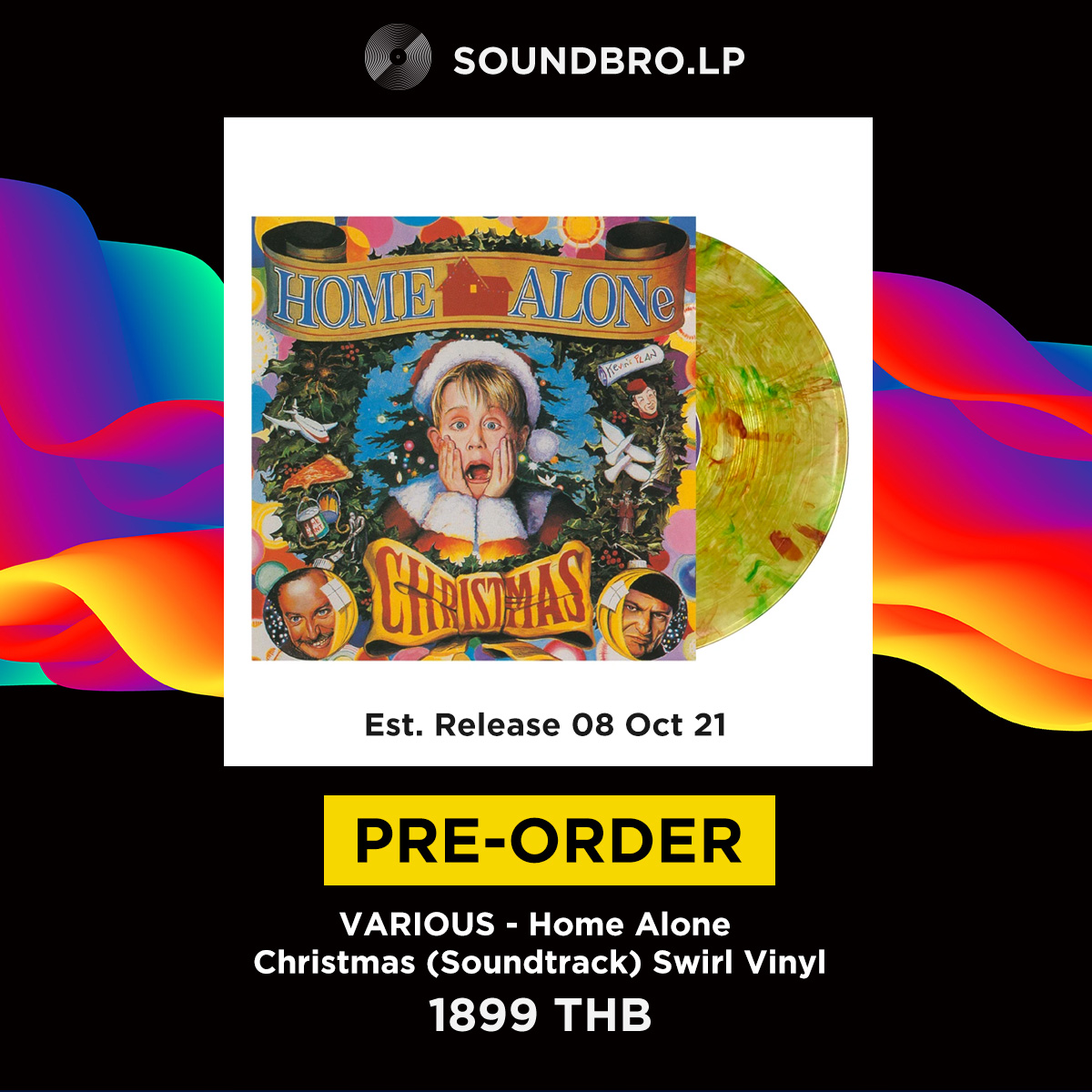 [PreOrder 45 วัน] แผ่นเสียง ใหม่ ซีล VARIOUS Home Alone Christmas