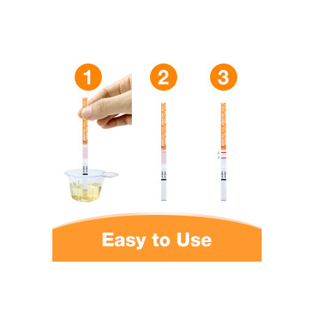 Orange Test Kit Orange Pregnancy Test (Strip) ชุดตรวจสอบการตั้งครรภ์ ที่ตรวจครรภ์ แบบ ...