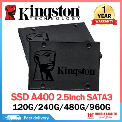 120GB/240GB/480GB/960GB/SSD (เอสเอสดี) KINGSTON A400 SATA III 2.5” ( SA400S37/480G ) - รับประกัน 1 ปี