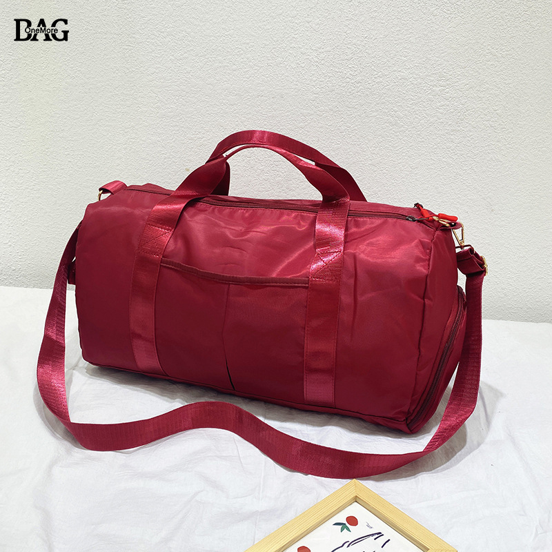 One More Bag กระเป๋าถือ กระเป๋าเดินทาง ความจุใหญ่ น้ำหนักเบา กระเป๋าท่องเที่ยว กันน้ำ ใช้งานได้หลากหลาย แยกแห้งและเปียก แฟชั่น เรียบง่าย
