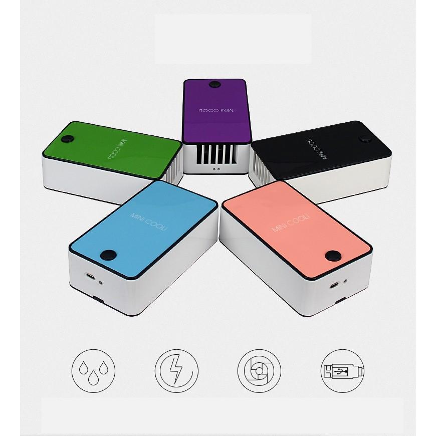 พัดลมไอเย็น ส่งฟรี !! พัดลม USB  พัดลมพกพา พัดลมไอน้ำพกพา   พัดลมไอเย็นพกพา พัดลมมือถือ mini cooli พัดลมชาร์ตได้ พัดลมเย็น