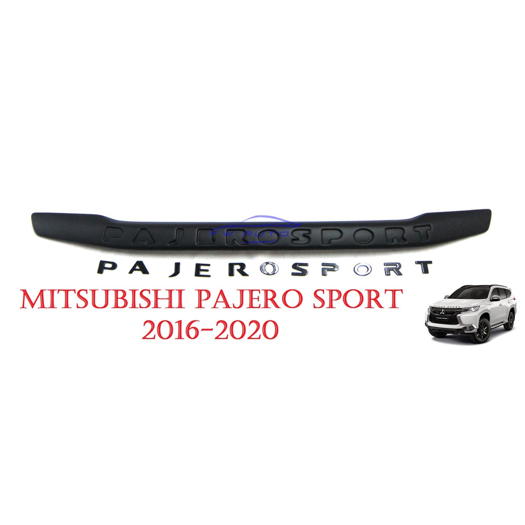 Best saller (1ชุด) คิ้วประตูหลัง มิตซูบิชิ ปาเจโร สปอร์ต ปี 2016-2020 สีดำด้าน MITSUBISHI PAJERO SPORT คิ้วท้าย คิ้วฝากระโปรงหลัง อะไหร่รถ ของแต่งรถ auto part คิ้วรถยนต์ รางน้ำ ใบปดน้ำฝน พรมรถยนต์ logo รถ โลโก้รถยนต์