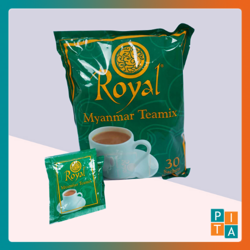 ชาที่ฮิตที่สุดตอนนี้ ชาพม่า Royal Myanmar Tea mix 3อิน1  บรรจุ 30 ซอง หอมกลมกล่อม พร้อมส่ง