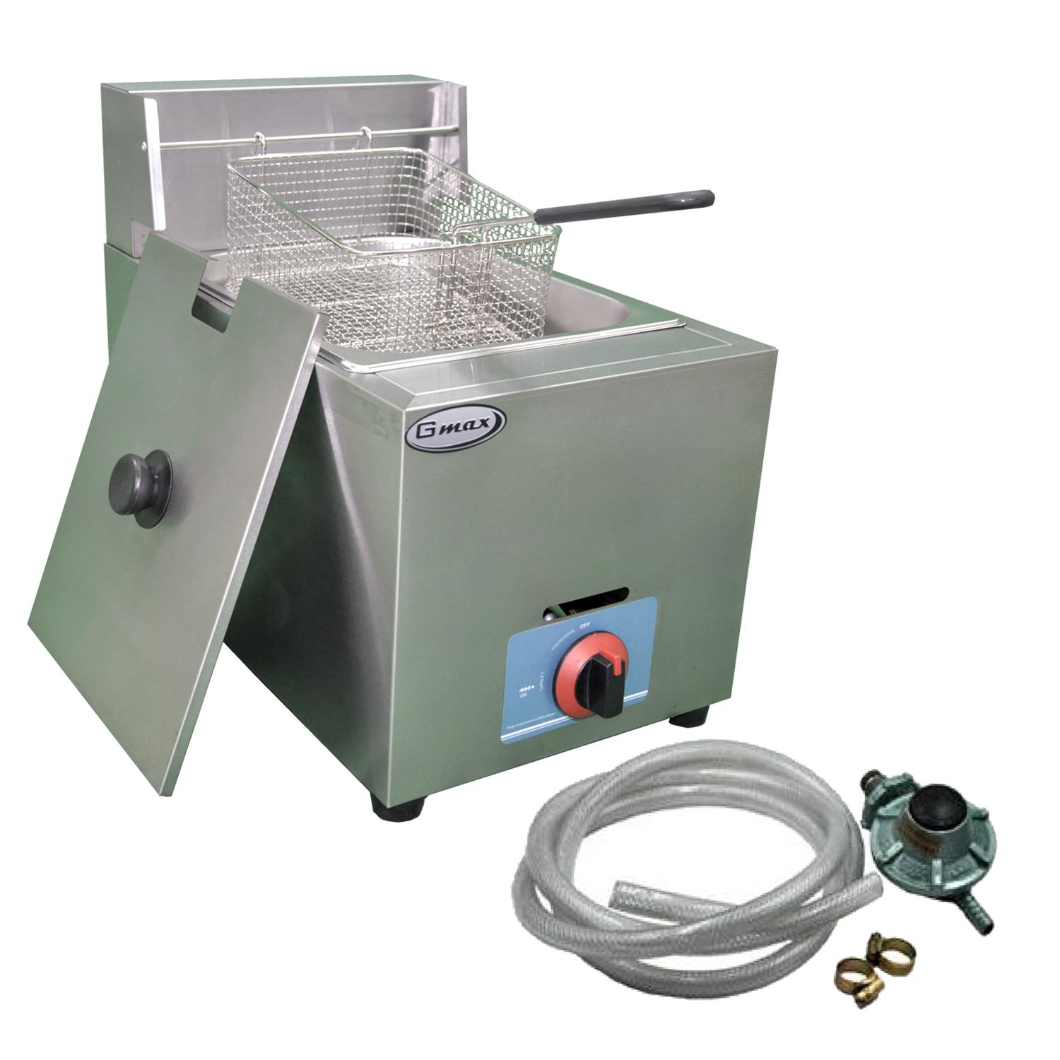 GMAX เตาทอดแก๊สอ่างเดี่ยว 6 ลิตร รุ่น ZL71-P1 (ชุดสุดคุ้ม)