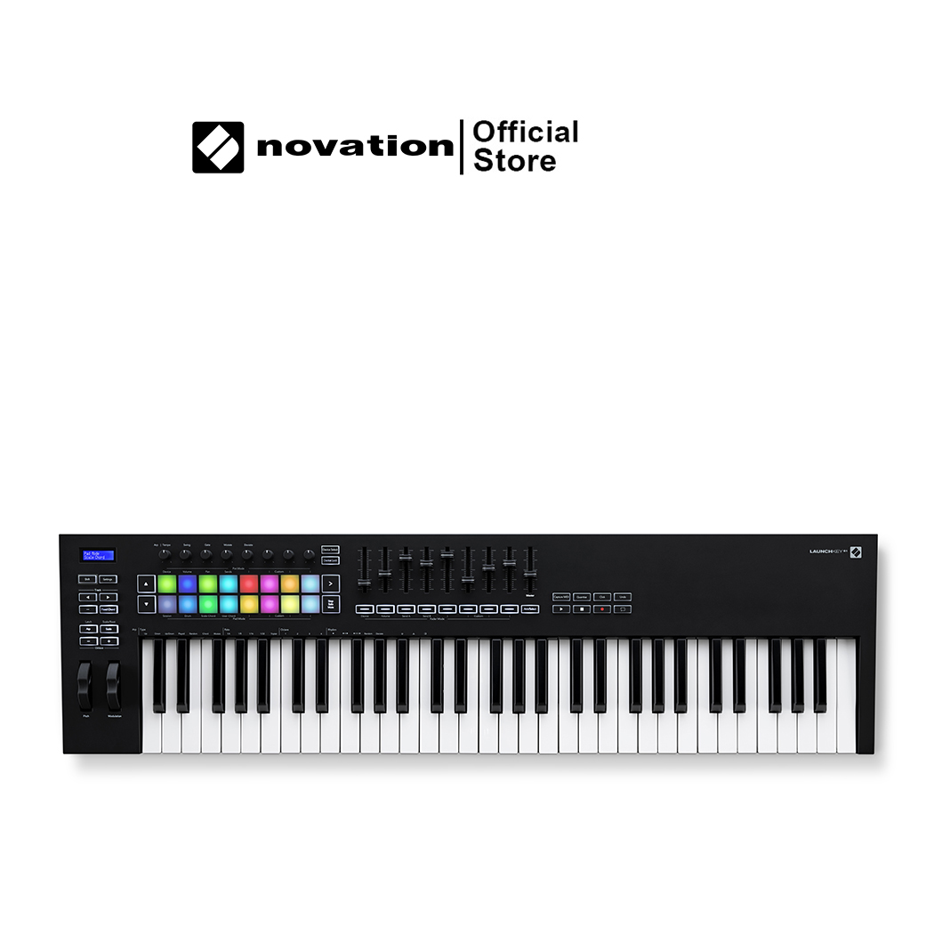 Novation LAUNCHKEY 61 MK3 มิดี้คีย์บอร์ดใบ้ คีย์บอร์ดไฟฟ้า 61 Key แบบ USB Midi Keyboard Controller