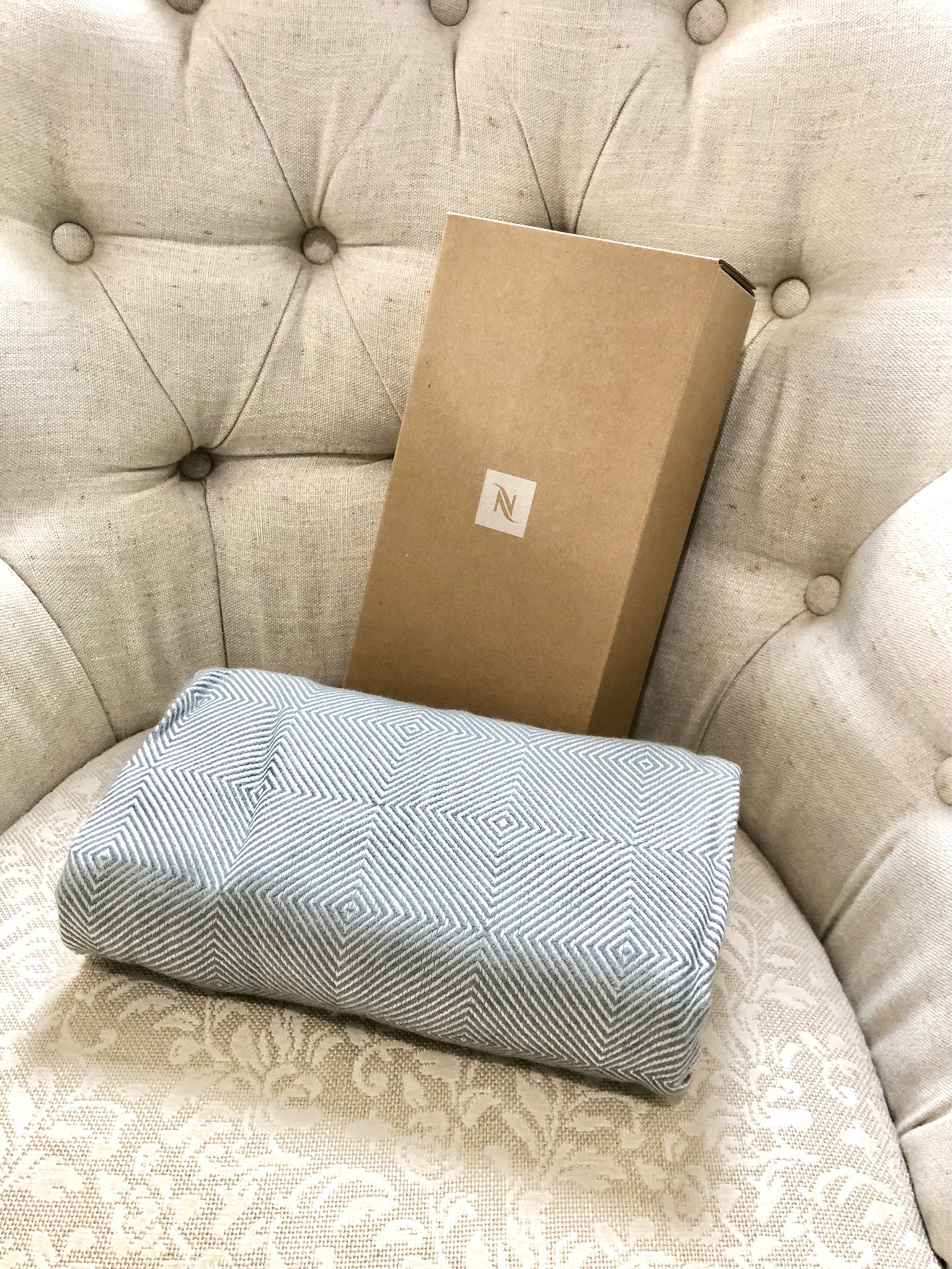 พร้อมส่งUpcycled Blanket Nespresso ผ้าห่ม Upcycled Nespresso Capsule