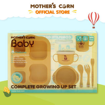Mother's Corn Complete Growing Up Set มาเธอร์คอน ชุดจานชามสำหรับเด็กเล็ก