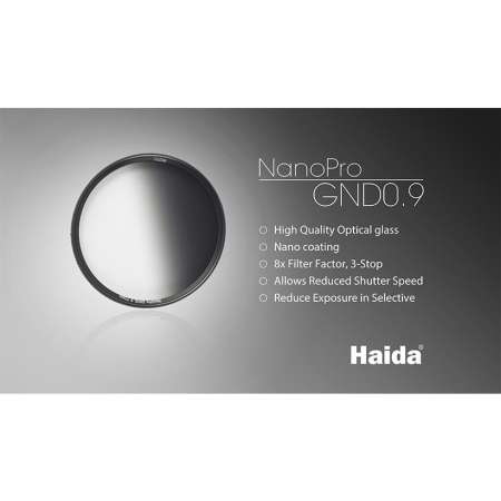 Haida NanoPro Grad. ND0.9 Filter, 77mm