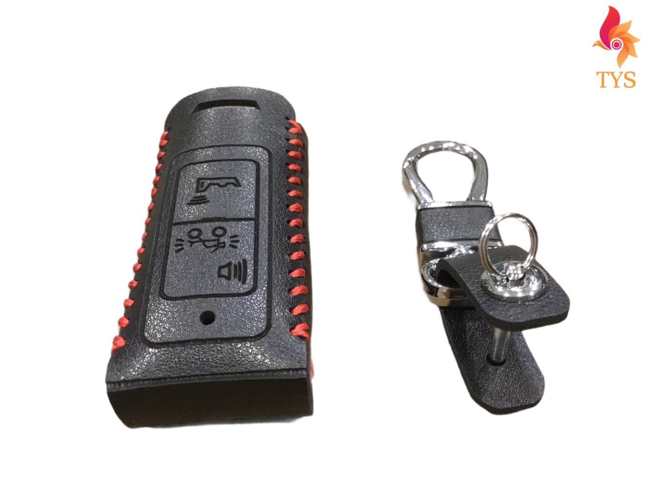 PCX ซองกุญแจ ซองรีโมท Pcx160 pcx2021 ซองหนังแท้แฮนเมด ของไทย100% สีดำ