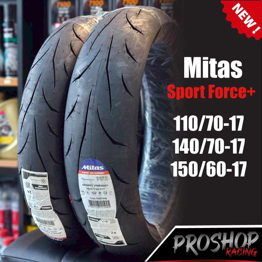 Lốp Mitas Sport Force + kích thước 17 inch cho Ninja300 Ninja400 CBR150R CBR300 R3 MT15