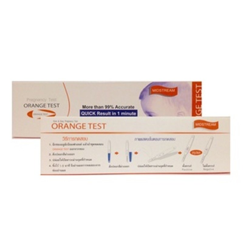 ORCHID+Pregnancy Test ที่ตรวจตั้งครรภ์ แบบปัสสาวะผ่าน จำนวน 1 ชิ้น 1 กล่อง