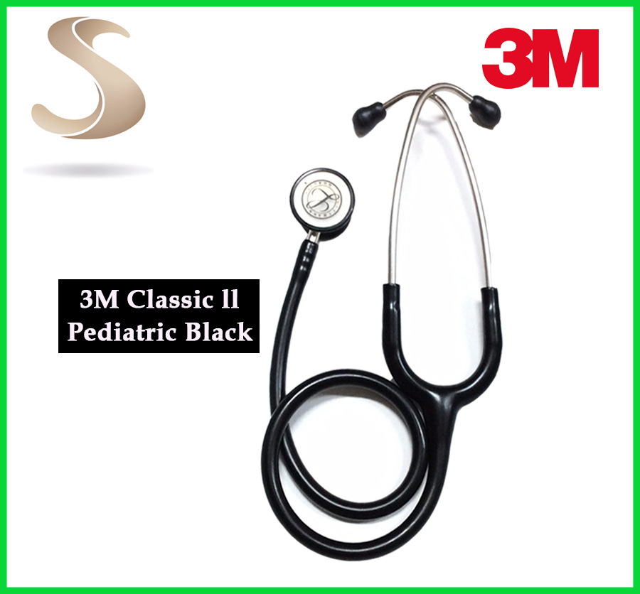 หูฟังแพทย์ STETHOSCOPE 3M LITTMANN CLASSIC II-Pediatric - Black