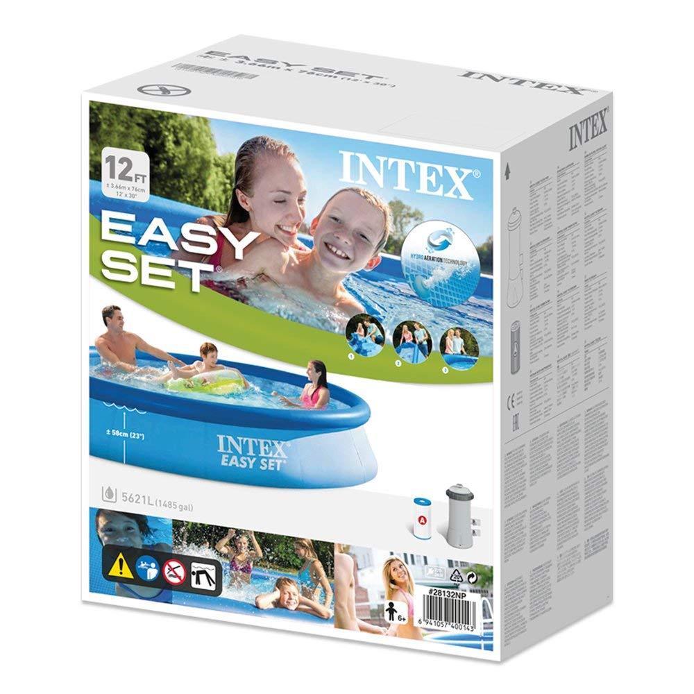 INTEX สระน้ำเป่าลม สระน้ำ EASY SET ขนาด 12 ฟุต รุ่น 28132 ...