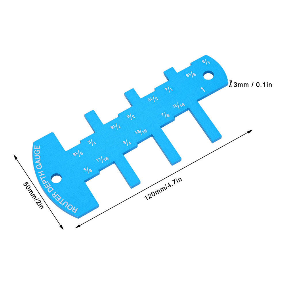 【ราคาถูกสุด】Woodworking Gadget Depth 50 X 120mm Measurement Small Size ...