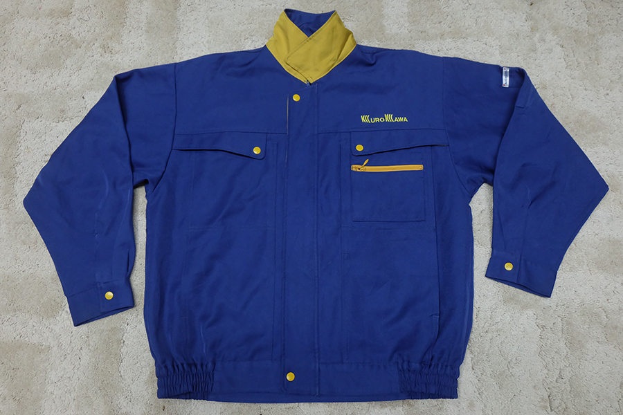 เสื้อช็อป เสื้อช่าง เสื้อช็อปช่าง​ เสื้อทำงาน เสื้อยูนิฟอร์ม​ uniform​ work​ ​shirt ของญี่ปุ่น ไซส์ L