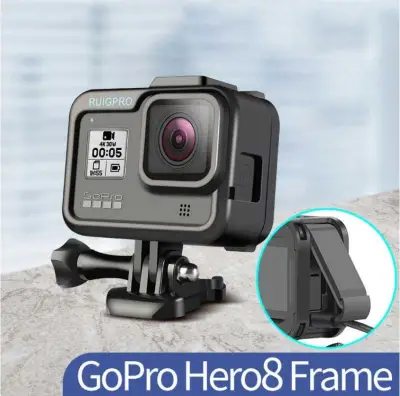 GoPro Hero 8 Protective Frame Housing Case กรอบเฟรมโกโปร 8 พลาสติก PC ยี่ห้อ Ruigpro