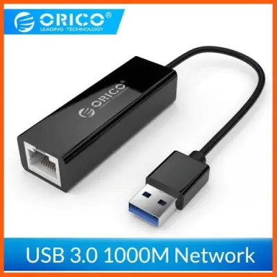 #ลดราคา ORICO (UTJ-U3) USB 3.0 to Ethernet RJ45 Lan Gigabit Internet for Laptop PC Windows 7 8 10 XP Mac