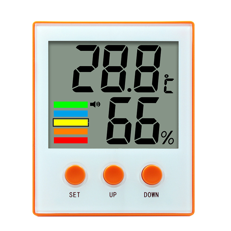 เทอร์โมไฮโกรมิเตอร์ สินค้าใหม่ Spot CH-912 Heatstroke Prevention High and Low Temperature Alarm Electronic Digital Display Indoor Thermohygrometer