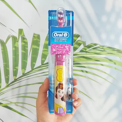 ออรัลบี แปรงสีฟันแบตเตอรี่ สำหรับเด็ก 3 ขวบขึ้นไป Oral-B® Kid's Battery Powered Toothbrush, Extra Soft Bristles รวมแบตเตอรี่