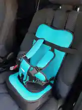 ภาพขนาดย่อของภาพหน้าปกสินค้าPremium Kids รุ่น cushion pad สีฟ้า / ชำระเงินปลายทางได้ / คาร์ซีทแบบพกพา แบบมีเบาะเสริมรองนั่ง / คาร์ซีท , car seat , carseat จากร้าน BECARE BABY บน Lazada
