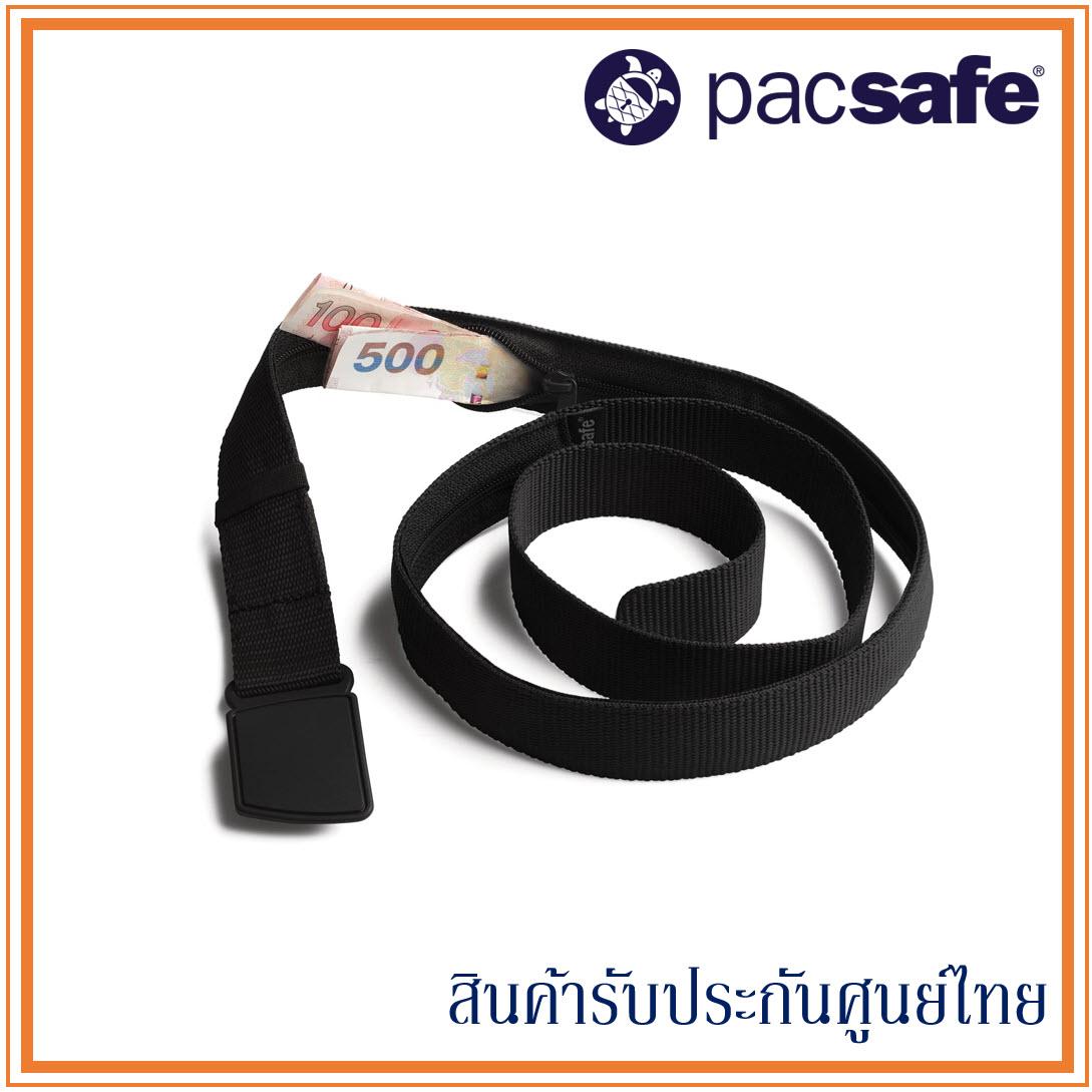 Pacsafe เข็มขัดใส่เงิน ป้องกันขโมย รุ่น Cashsafe anti-theft travel belt wallet