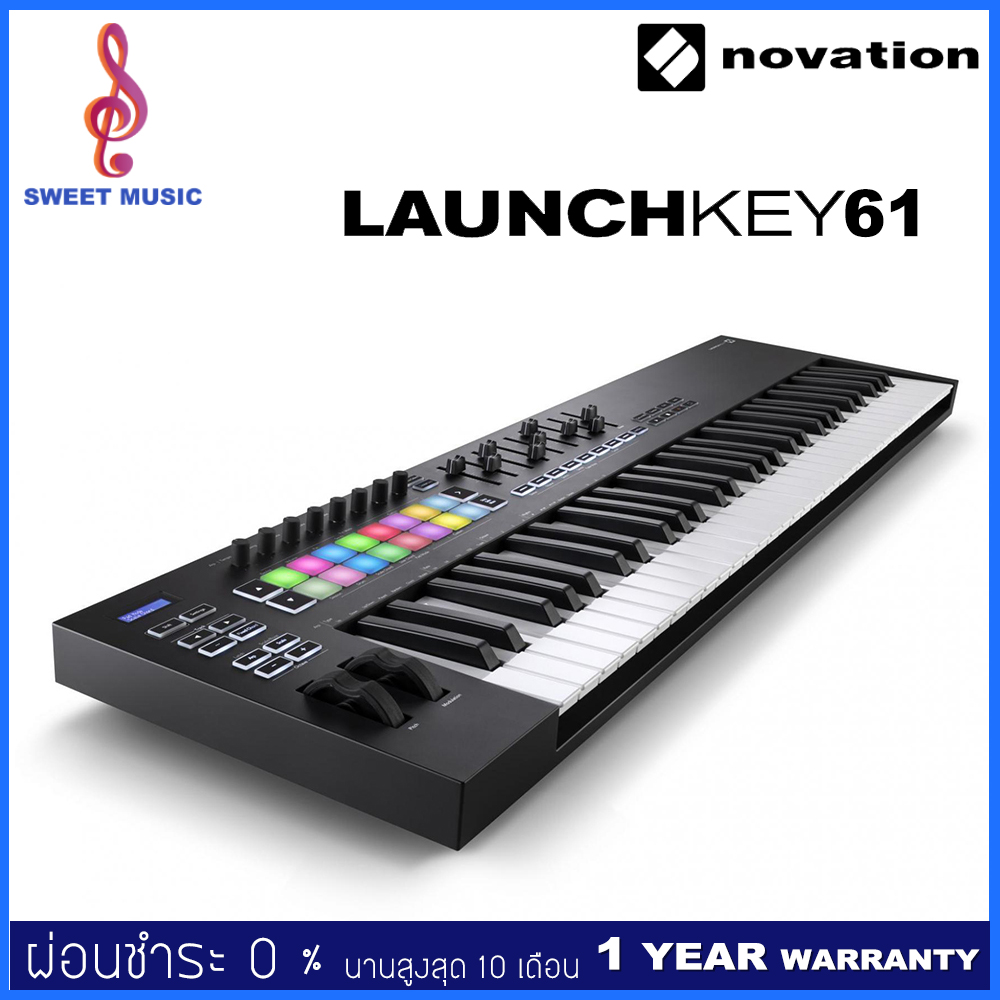Novation Launchkey 61 MKIII คีย์บอร์ดใบ้ Midi Keyboard Controller