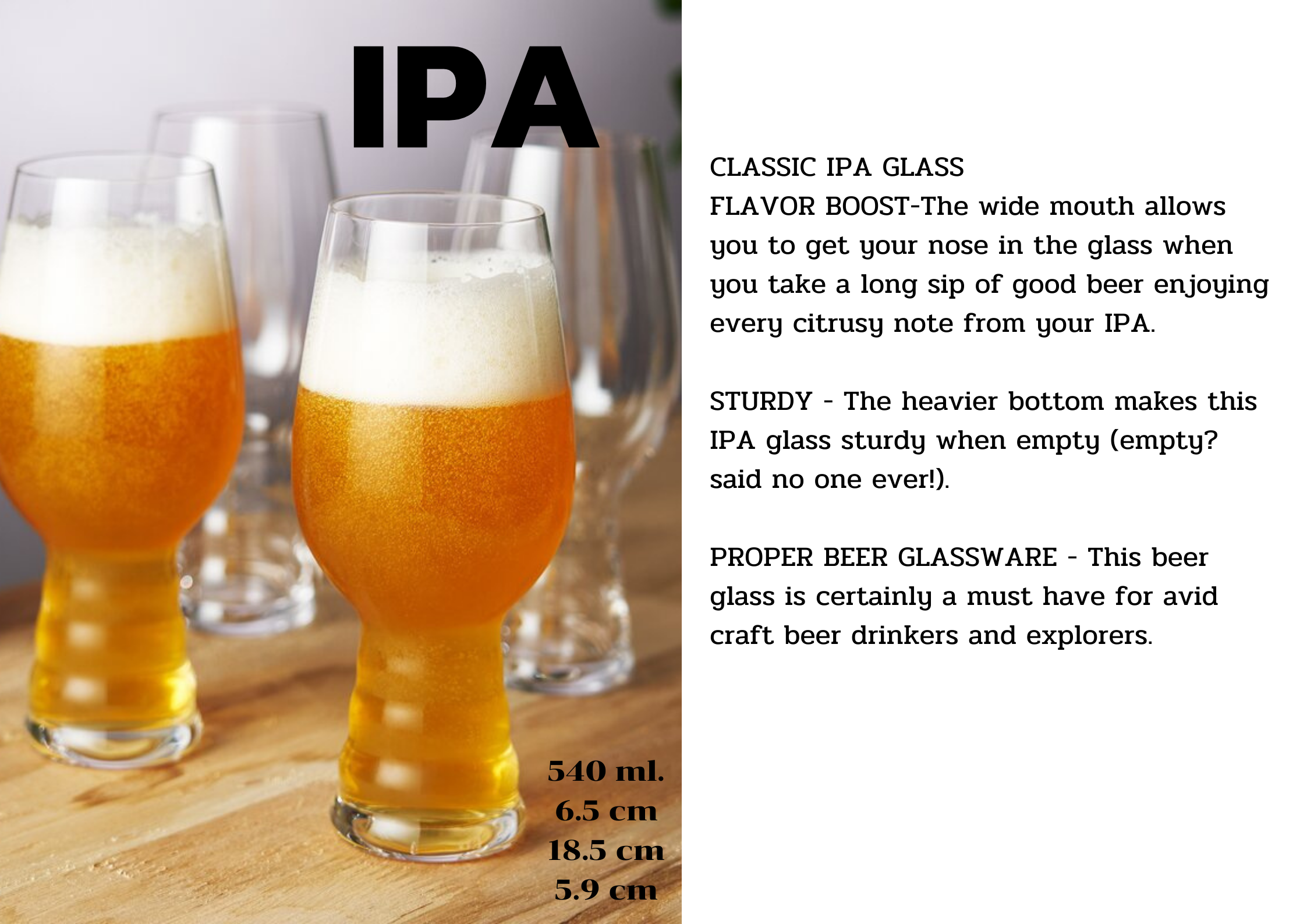 IPA แก้วเบียร์ไอพีเอ แก้วเบียร์ คราฟเบียร์ แก้วเบียร์คราฟ Craft Beer