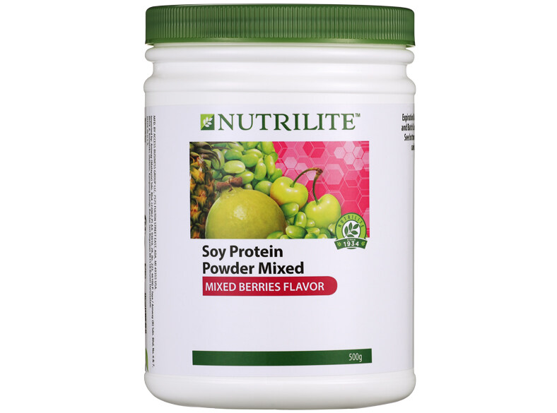 Nutrilite Soy Protein Powder Mixed Berries 500g