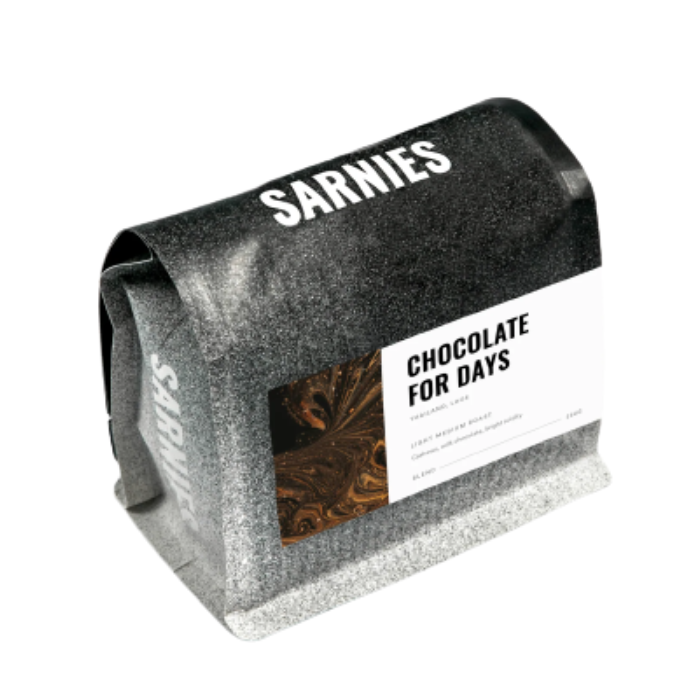 ซาร์นีส์ เมล็ดกาแฟคั่วกลิ่นช็อคโกแลต 250 กรัม