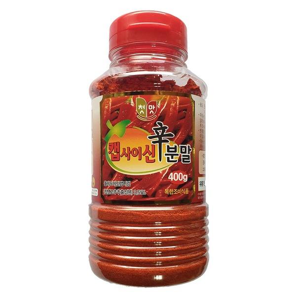 [Original] 캡사이신분말 Chungwoo Capsaicin Super Hot & Spicy Powder (พริกป่นเกาหลีสูตรเผ็ดมาก) 400g