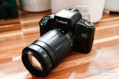 ขายกล้องฟิล์ม Canon EOS 100 QD serial 1235636 พร้อมเลนส์ Tamron 100-300mm TeleMacro F5.0-6.3