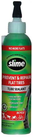 สไลม์ น้ำยาอุดยางรั่วฉุกเฉิน และป้องกันยางรั่ว Slime Emergency Tube Sealant ขนาด 8 oz เหมาะสำหรับ รถมอเตอร์ไซด์ ทั่วไป